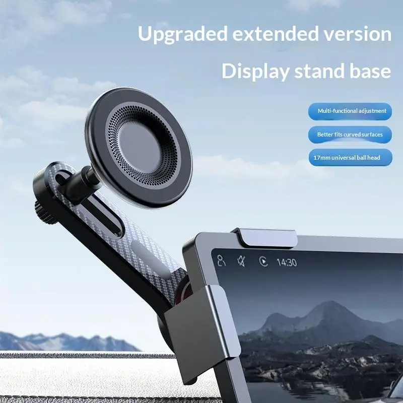 Magnetic Car Phone Mount Screen Fixed Phone Holder 360 Degree Rotation Adjustable Universal Cellphone Bracket For Car Use