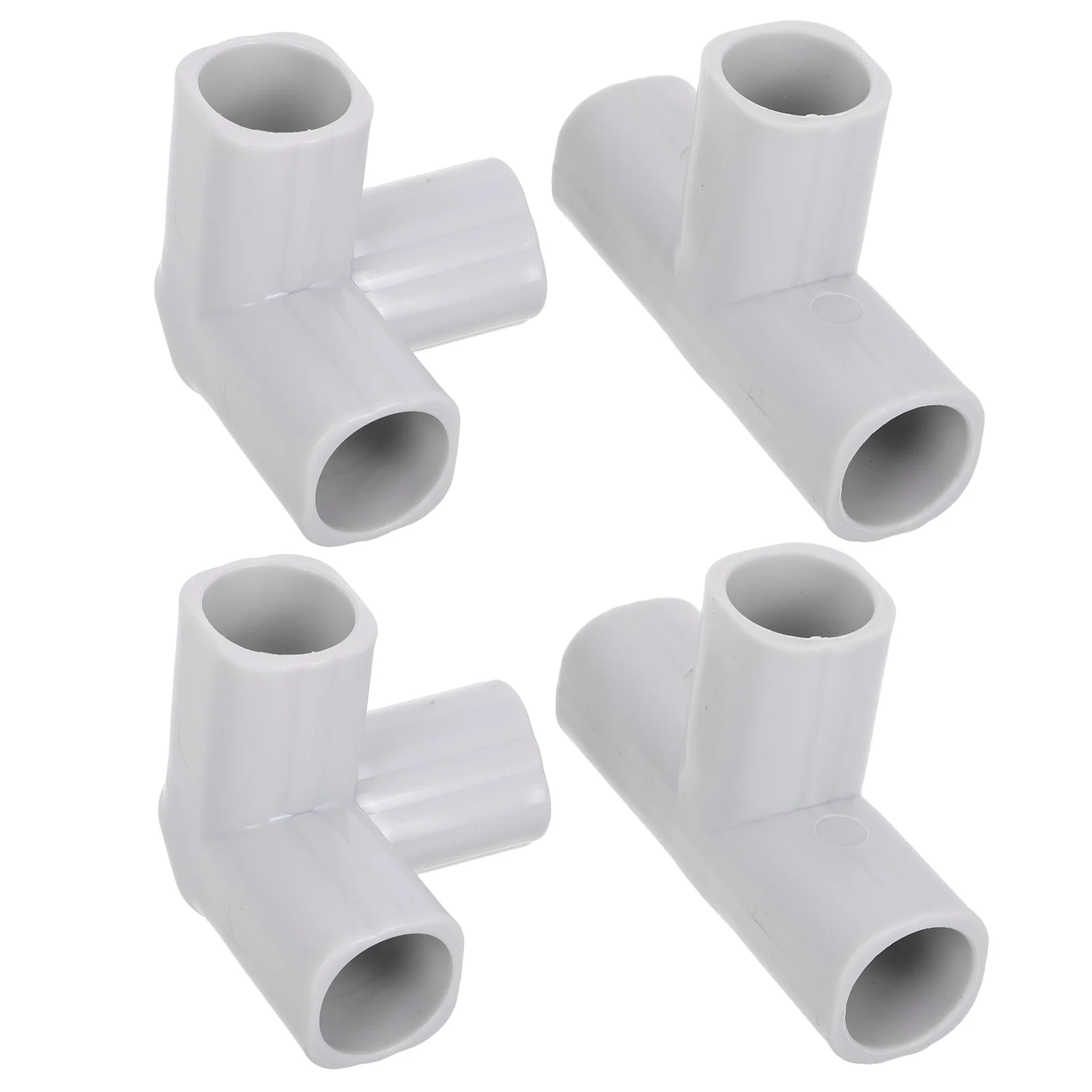 

4 Pcs Guardrail Connectors Playpen Spare Baby Suite Replacement Assembly Plastic T-shaped Child