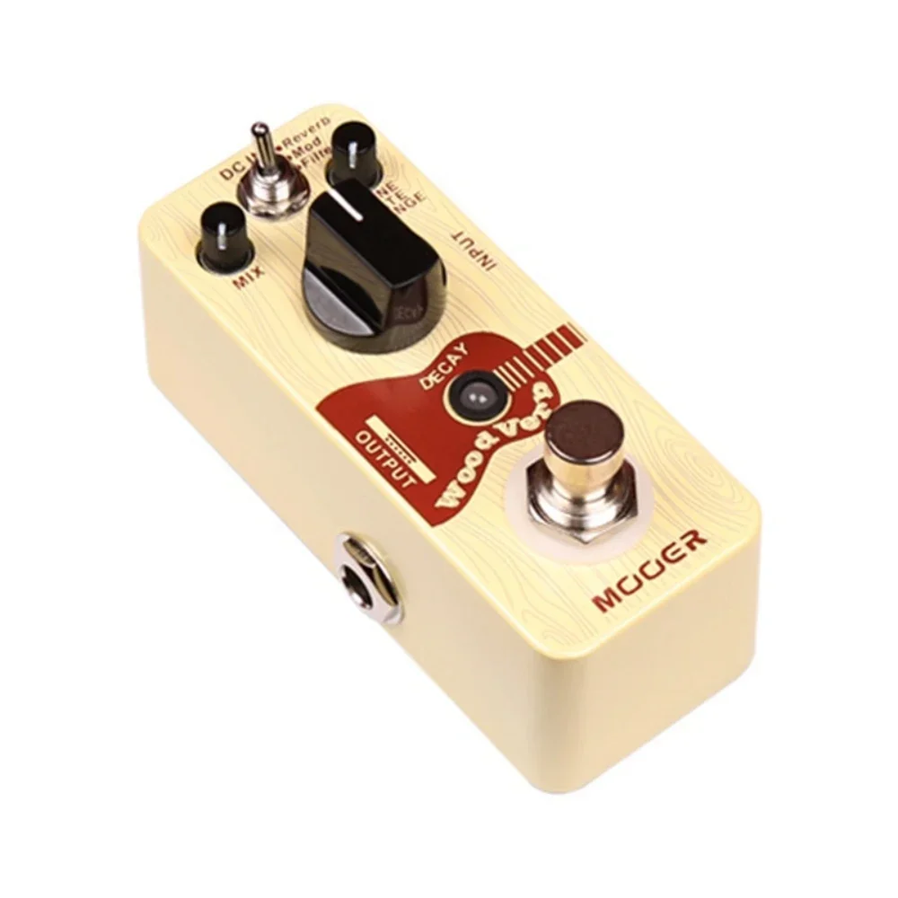 Mooer WoodVerb Acoustic Guitar Parts Accessories Digital Reverb 3 Modes Reverb Mod Filter True Bypass Guitar Effects Pedal