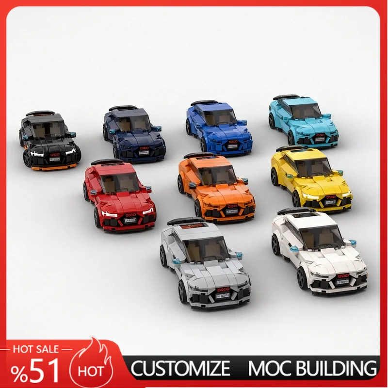3174PCS Multi-color Super Sports Car Collection Set Model Building Block Set DIY Assembly Educational Toy For funs Birthday Gift