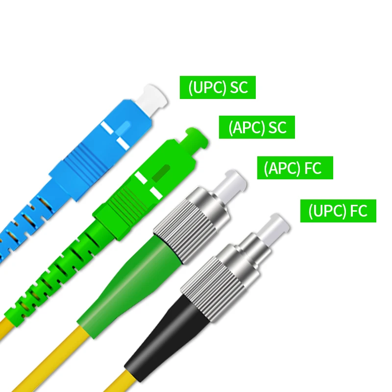 Imagem -03 - Cabo do Remendo da Fibra Ótica Único Modo Simples fc sc lc Upc Apc Aço Jumper Exterior 250 m