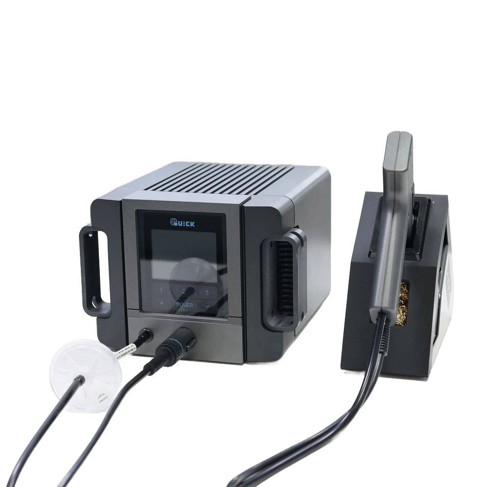 TV2 Solder Removal gu n Diaphragm Vacuum Pump Precision Closed Loop Control Lead-Free Nozzle PCB Circuit Board Desoldering