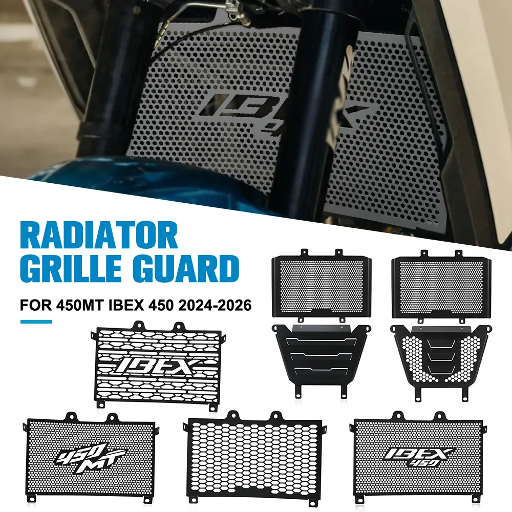 

Аксессуары для мотоциклов, защита радиатора для CFMOTO 450MT Ibex 450 2024-2025-2026, защита переднего щита, крышка двигателя CF MOTO 450MT