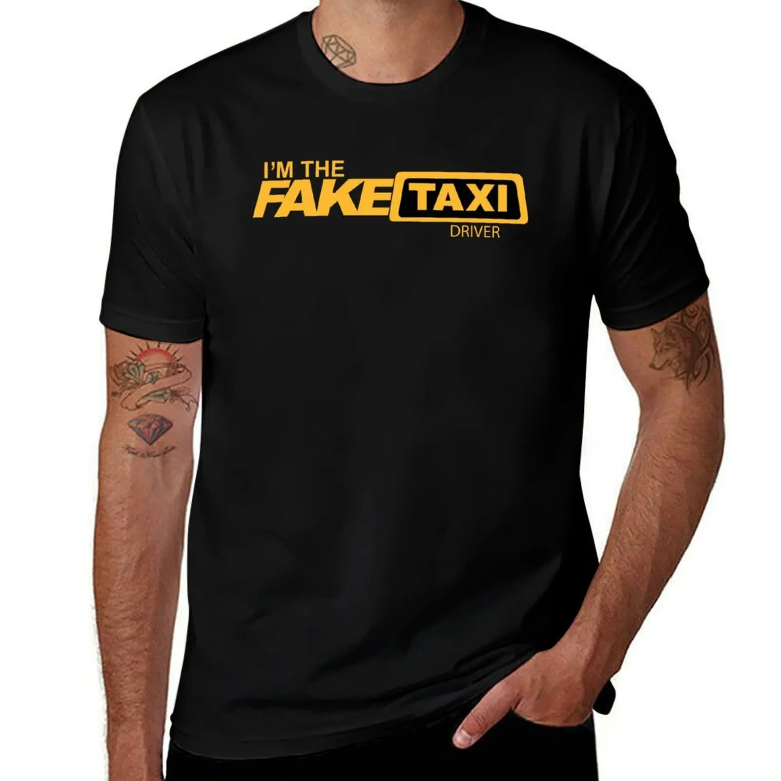 

I'm The Fake Taxi Driver T-Shirt summer clothes vintage graphic tee vintage t shirts t shirt men