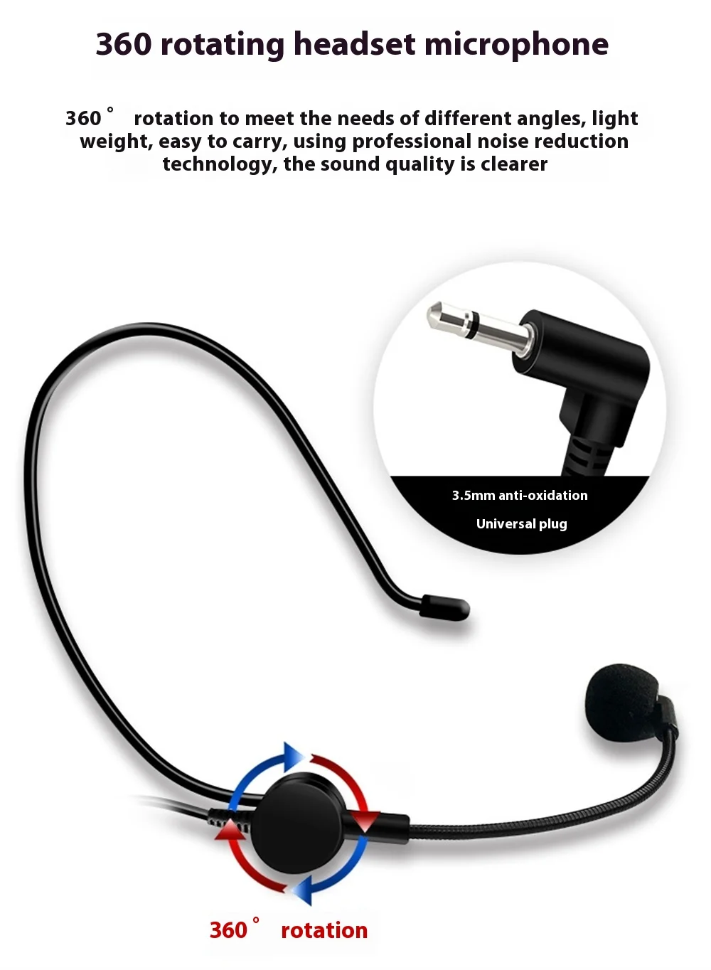 SHIDU S8 مرنة ميكروفون سماعة الرأس مكثف مكبر الصوت ميكروفون ل مضخم صوت محمول مكبر الصوت مؤتمر المعلم المتكلم