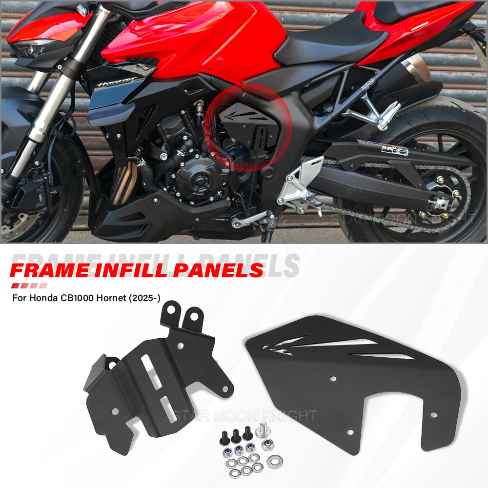 

2025 NEW For Honda CB1000 CB 1000 Hornet Shift Lever Sensor Guard Cover Side Frame Infill Panels Protective Device Accessories