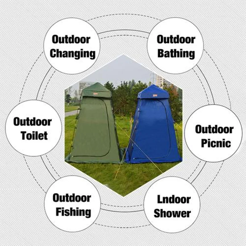 Changing Shower Privacy Tent Portable Camping Tents Shelter Room Rainproof Sun Protection Tent For Outdoor Awnings Fishing