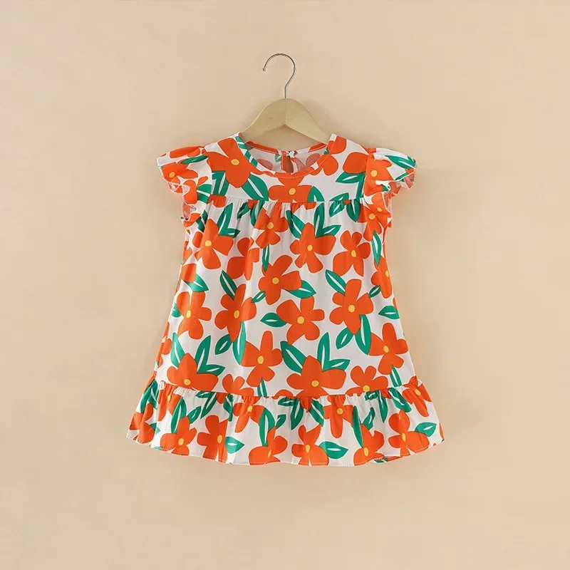 Girl Dresses100% Cotton Children's Clothing Summer Kids Clothes Girls Party Princess Fashion Outfit Girl Dresses100% Cotton Children's Clothing Summer Kids Clothes Girls Party Princess Fashion Outfit