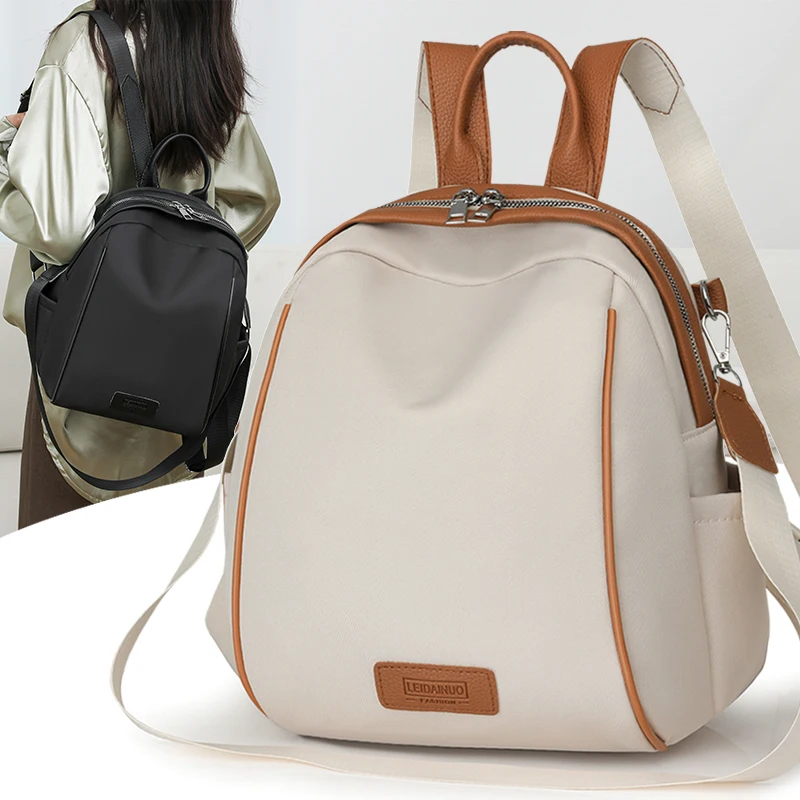 

Повседневный простой женский маленький рюкзак, роскошная дизайнерская нейлоновая школьная сумка для девочек-подростков, Высококачественная модная дорожная сумка-тоут