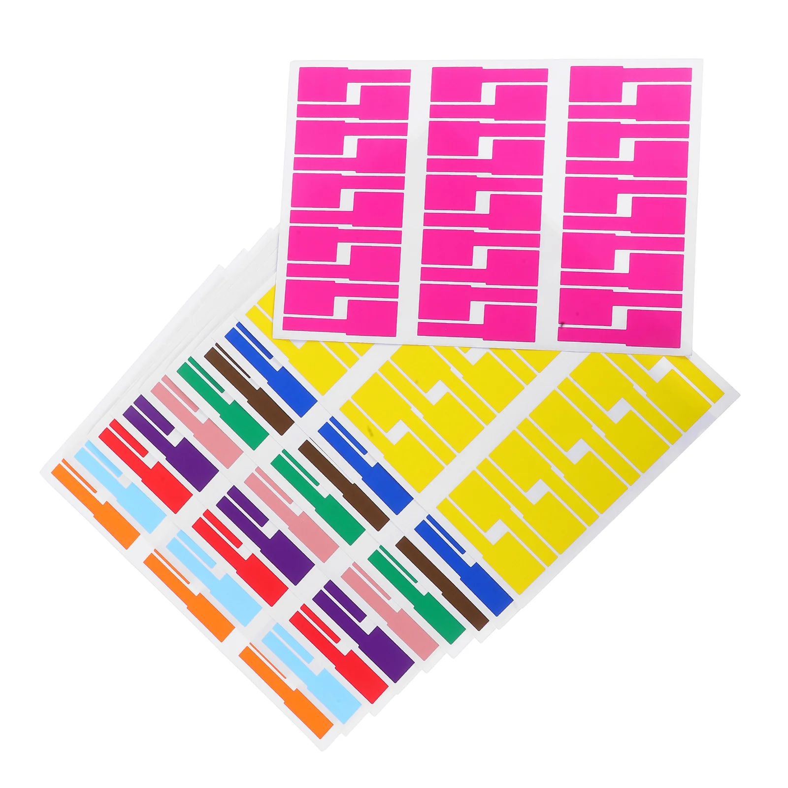 

10 Sheets Cable Network Labels Tear Resistant Printable Writable Cord Wire Identification Tags for Electronics