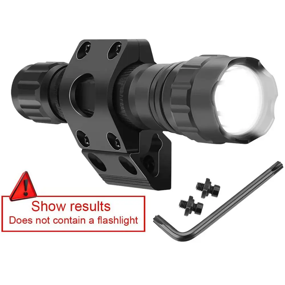 Compatible Optics Mounts Ring Mount for Flashlight Flashlight Mount Holders Flashlight Mount Flashlight Ring Mount