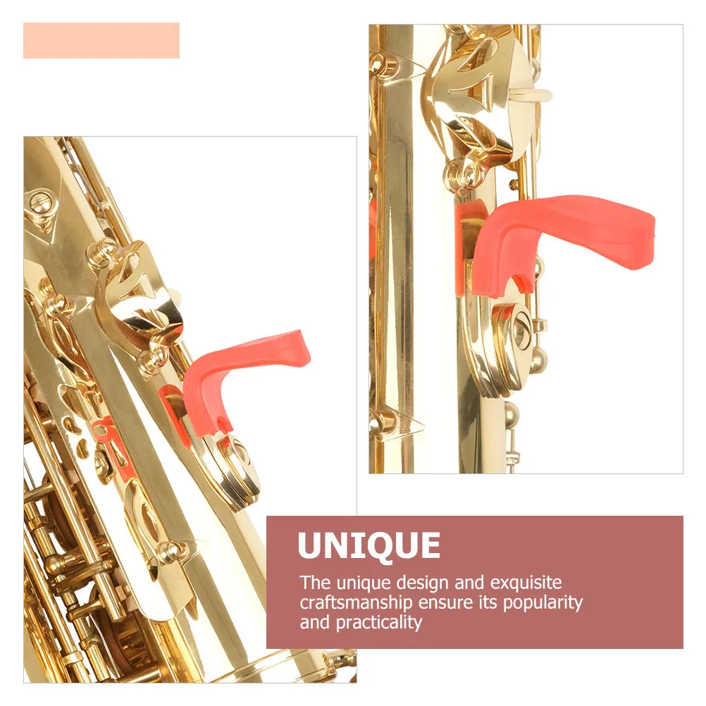

2 Pcs Saxophone Finger Rest Thumb Protector Silica Gel Protective Pad Accessories