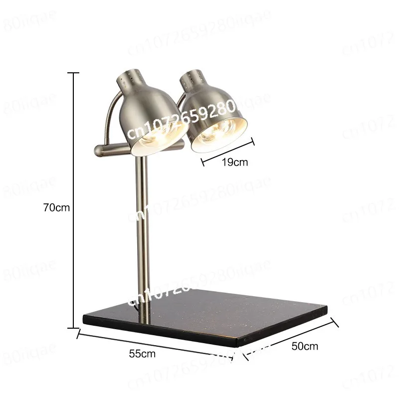 المطبخ التجاري المنزلية لوازم المطاعم المحمولة الكهربائية 1/2 رئيس سخان الطعام التدفئة الخفيفة #5