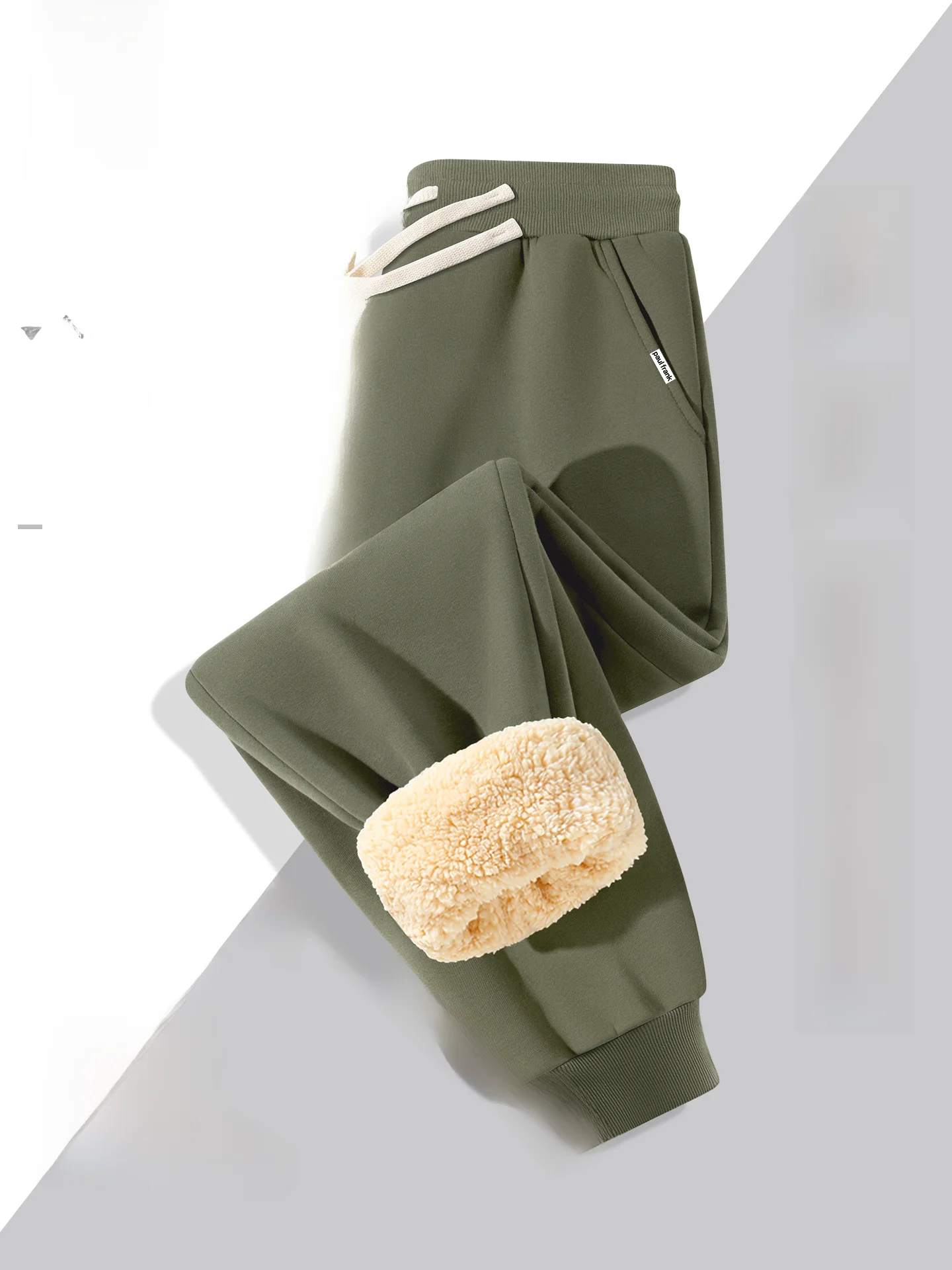 

Мужские зимние утепленные спортивные брюки Fce с манжетами, повседневные, свободного кроя, со средней посадкой, молодежный тренд