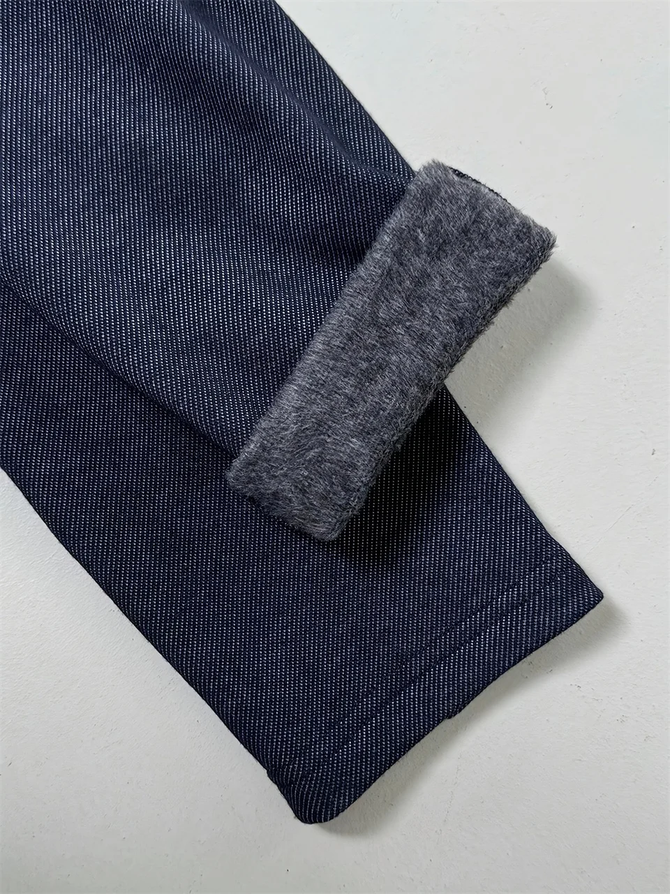 GIBSIE Plus Size Fashion Button Detail Thicken Pencil Pants Women 2025 Autumn Winter Fleece-lined Casual All Match Warm Pants