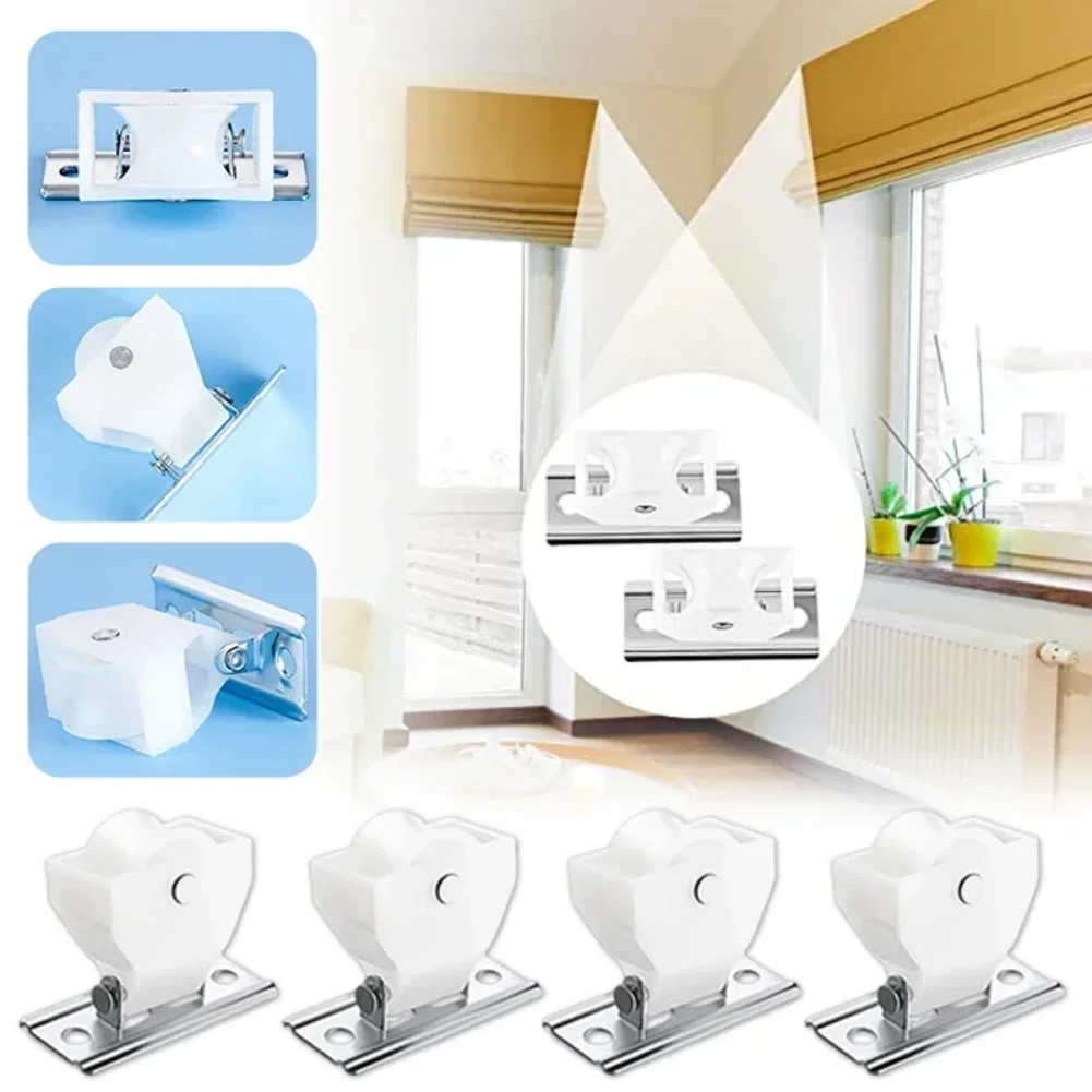 

Белый римский навес, набор из 4 современных простых аксессуаров для штор для роликовых жалюзи, шкив для штор, детали для римских жалюзи