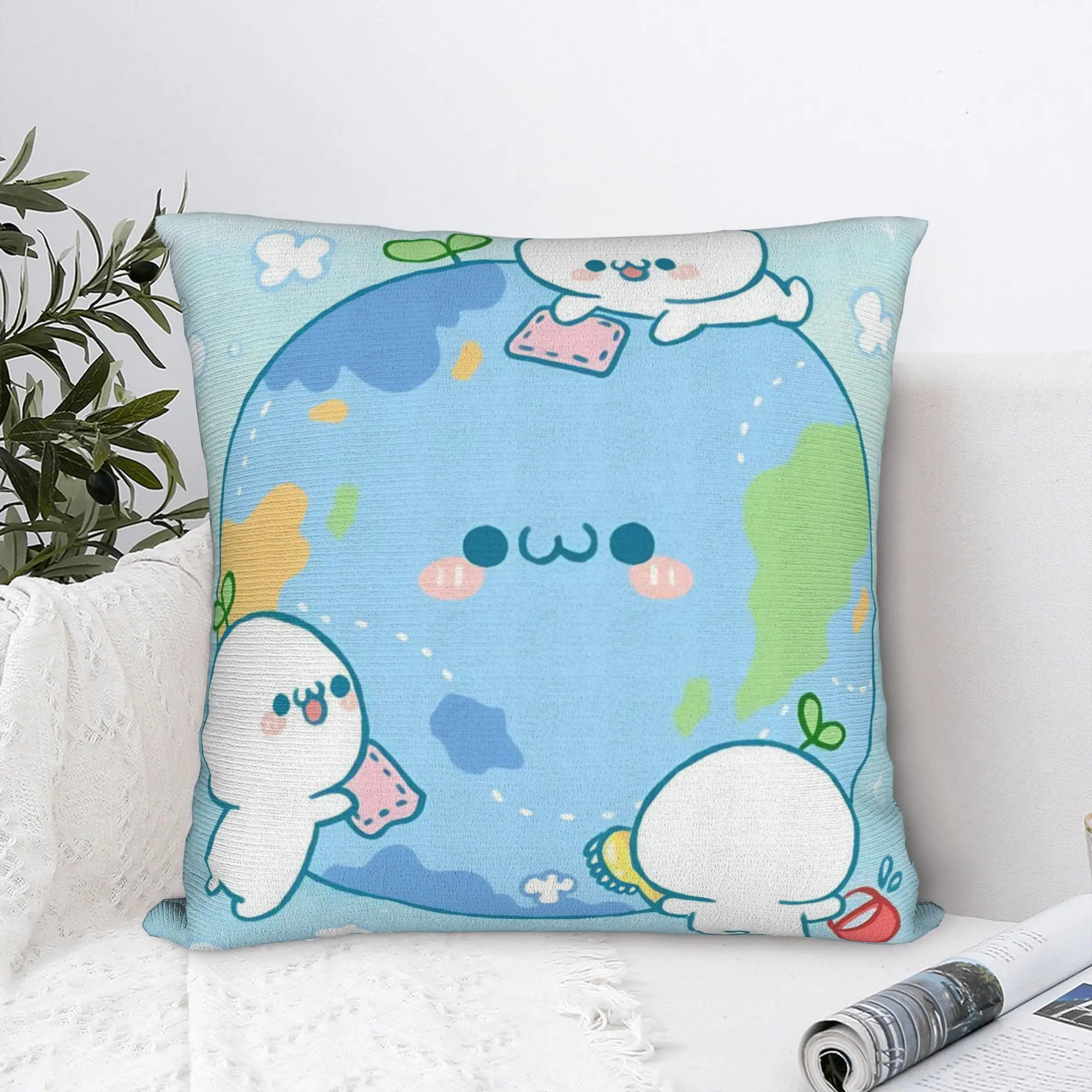 Every Day Earth Day Save Planet Square Pillow Case  Cushion Covers Creative Zipper Decor Throw Pillow Case Cover for Home 18