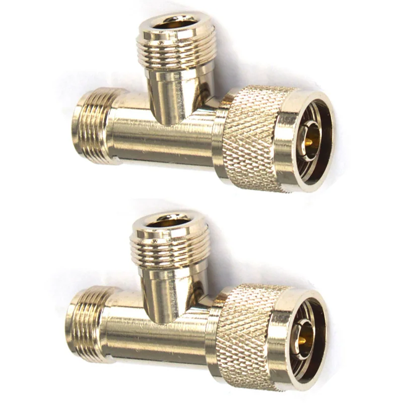 5PCS Factory Direct Supply Coaxial RF Connector N-JKK Male to Female Tee Adapter N-Type Splitter