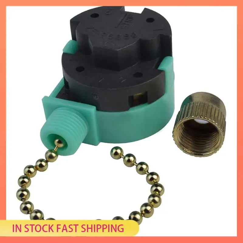 

AA05 18 Pack Ceiling Fan Switch 3 Speed 4 Wire Zing Ear ZE-268S6 Fan Pull Chain Switch Replacement Speed Control Switch