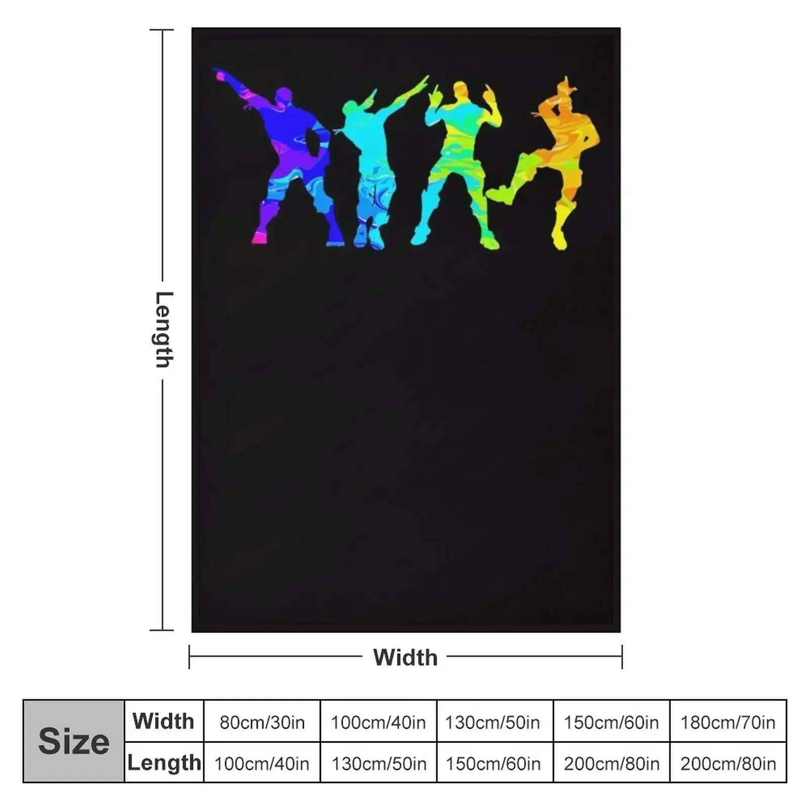 Battle Royale Dance of Victory Throw Blanket Cute Plaid Giant Sofa Blankets For Sofas Hair Blankets