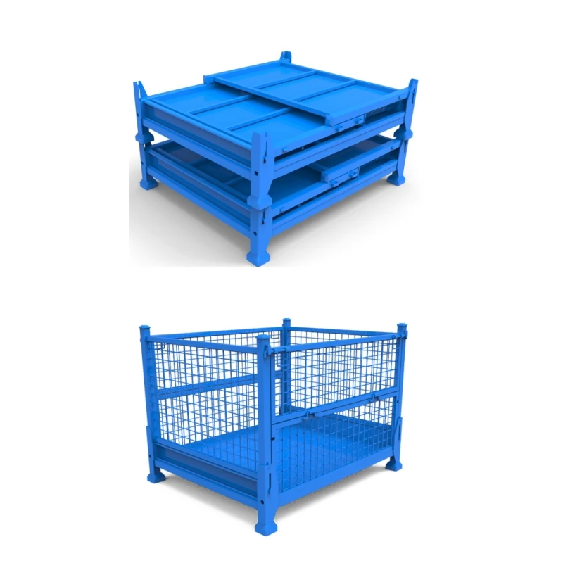 Firewood Cage Storage Containers Mesh Container Cargo Storage Cage