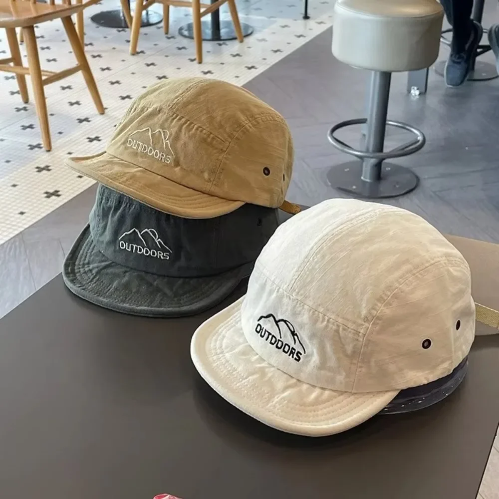 Short Brim Soft Baseball Cap Women Men Street Sunshade Student Outdoor Lightweight Sports Running Cap