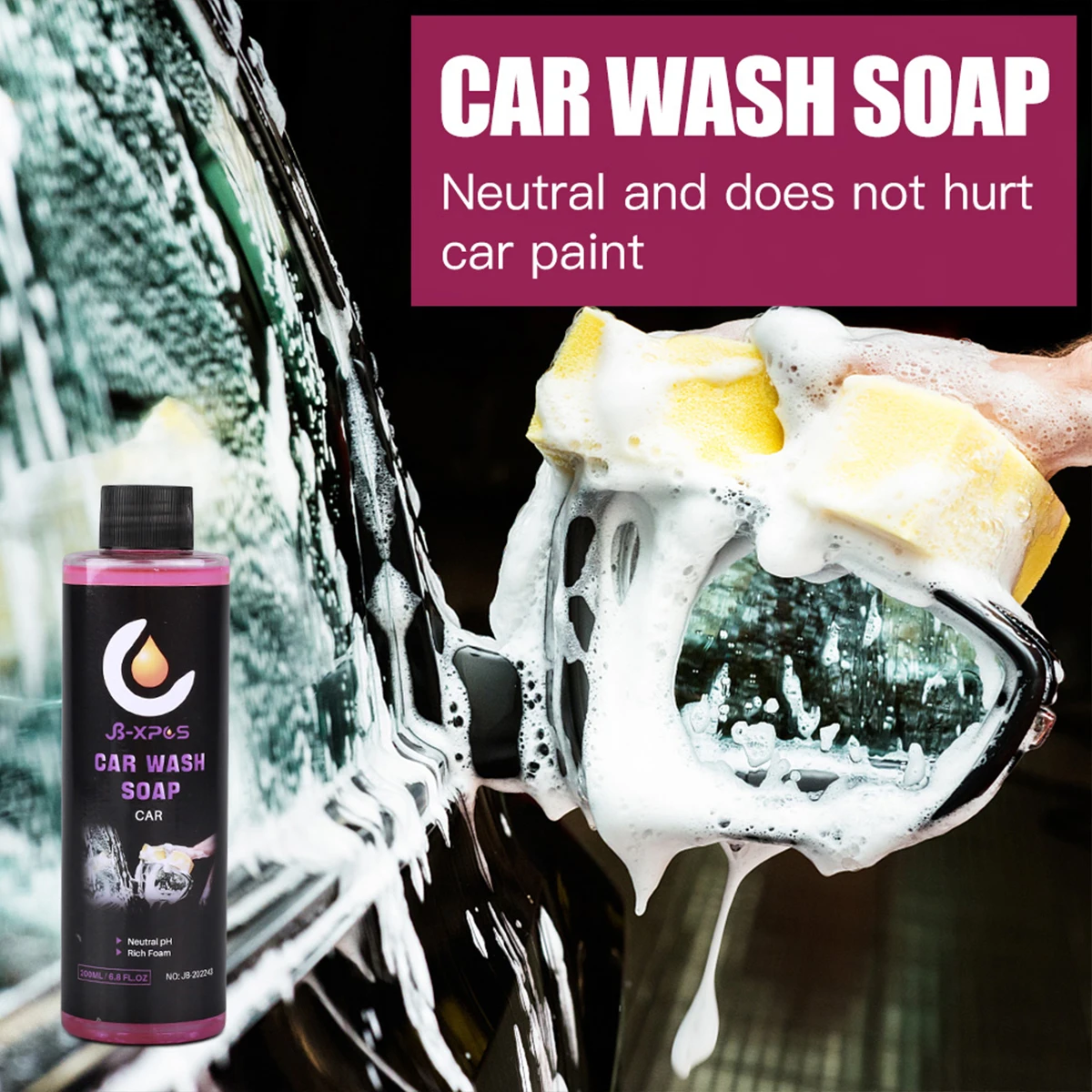 Car Shampoo High Concentration Car Accessories Wash Super Foam Cleaner Multifunctional Car Maintenance Car Wash Supplies