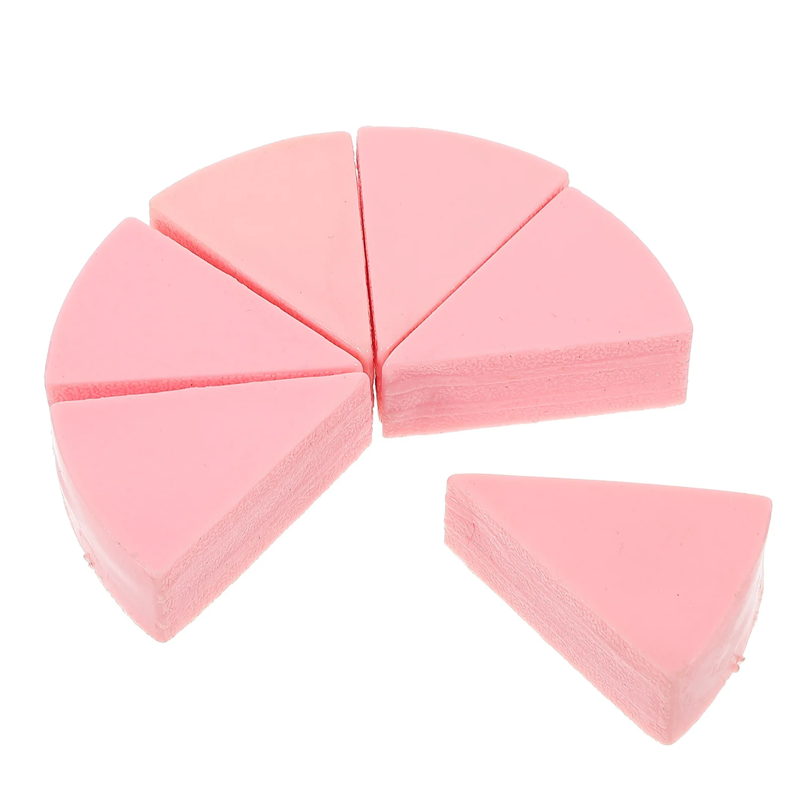 6 قطعة كعكة واقعية الحلوى قاعدة مصغرة الغذاء شريحة مجموعة ل دمية ديكور DIY بها بنفسك مخبز المشهد عرض الدعائم المعجنات الاصطناعية