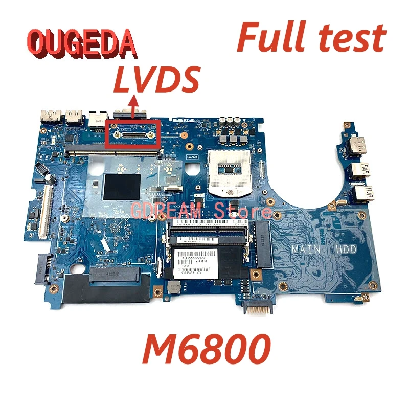 

OUGEDA VCHYK 0VCHYK CN-0VCHYK VAR10 LA-9781P MAIN BOARD FOR Dell Precision M6800 Laptop Motherboard DDR3 full test