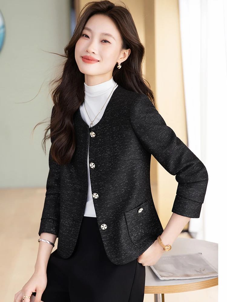 

Модное короткое пальто для женщин: повседневный стиль, высокое качество, элегантный крой, маленький размер, в западном стиле