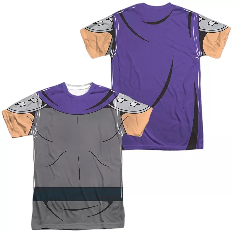 Upgraded New Ninja Turtles Four Brothers Role Playing 3D Costume Theme Event Party Family Short Sleeve T-shirt