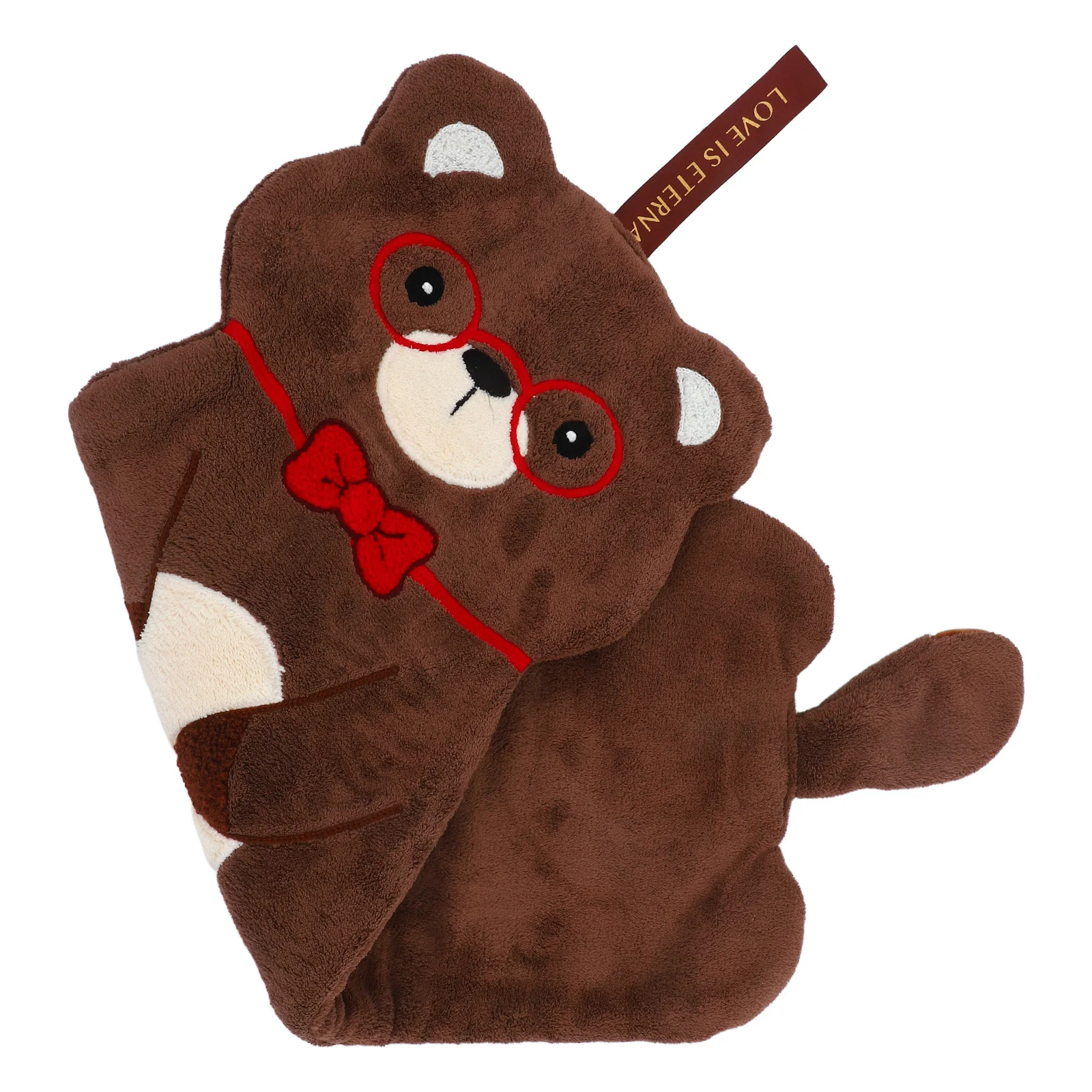 

Puppy Shape Cartoon Animal Hand Towel Soft Absorbent Quick Dry Hanging Washcloth for Kitchen Bathroom Room