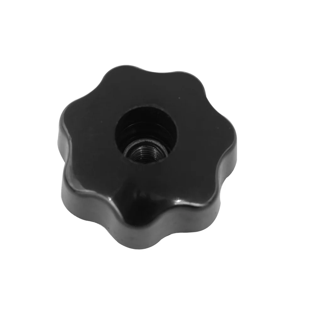 6pcs M5/M6/M8/M10/M12/M16 Female Thread Star Knob Handles 25-63mm Head Dia.  Stars Shaped Through Hole Clamping Nuts Knobs