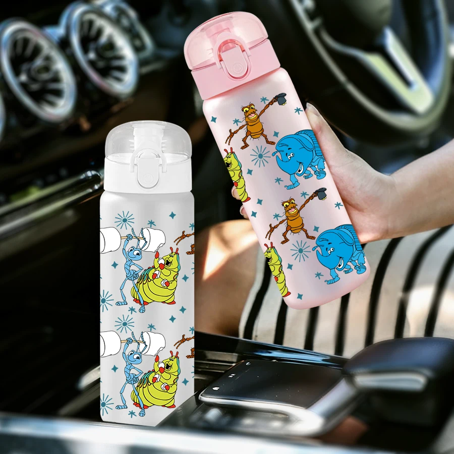 1 قطعة ديزني الفيل القرد نمط 26 أوقية زجاجة ماء بلاستيكية الرياضة في الهواء الطلق كوب ماء عيد ميلاد/العودة للوطن هدية
