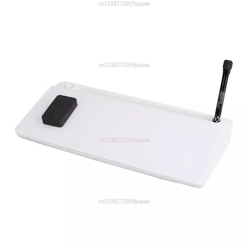 Glass Desktop Storage Whiteboard Office Teaching Writing Board Light Gray Message Board Handwriting-Board Only, No Accessories