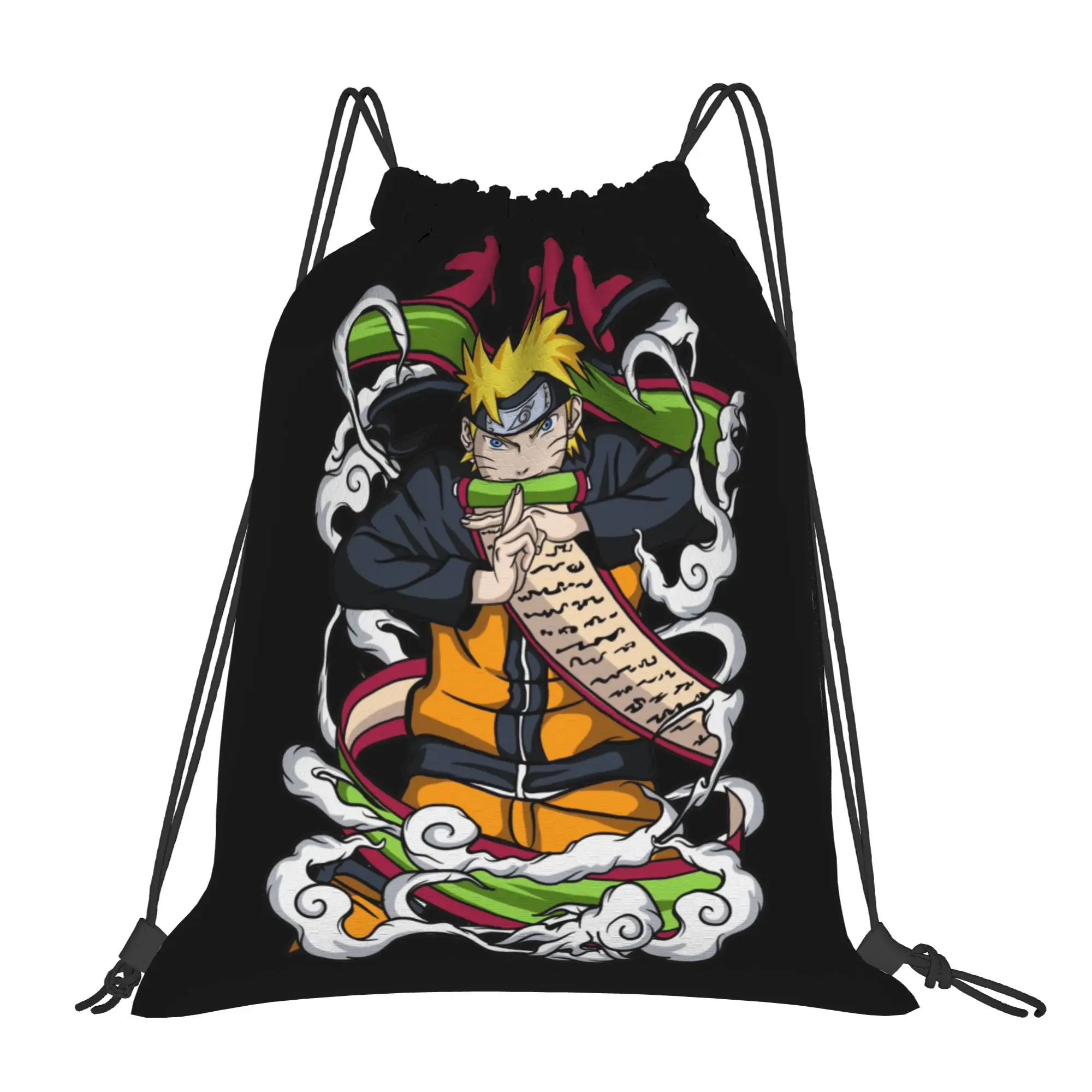 

Custom Uzumakies Anime Drawstring Backpack Sports Gym Bag for Men Women Training Sackpack