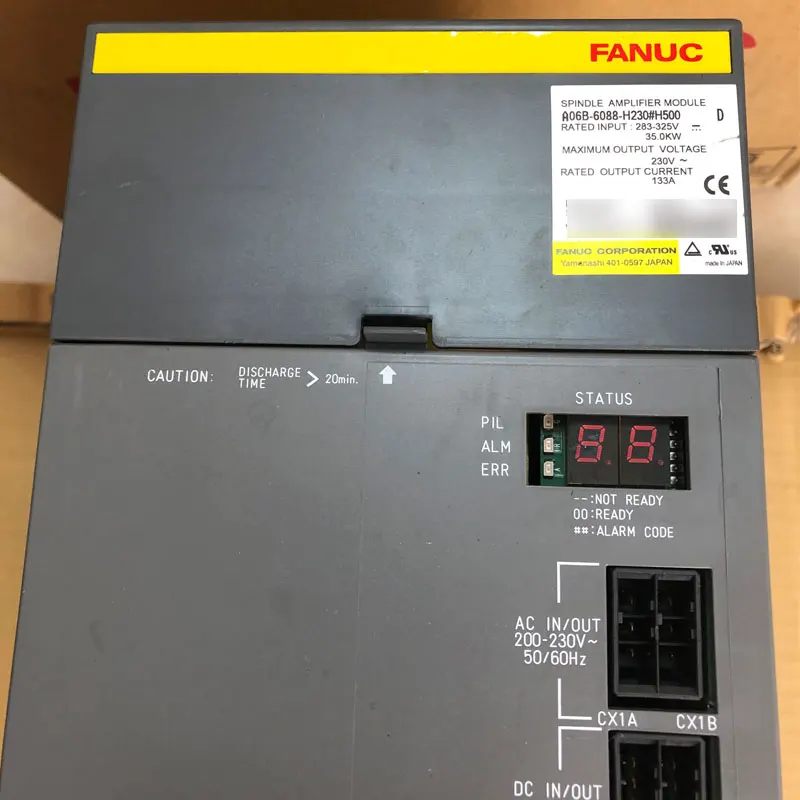 

Fanuc spindle amplifier module A06B-6088-H230#H500 100% new A06B-6088-H230#H500