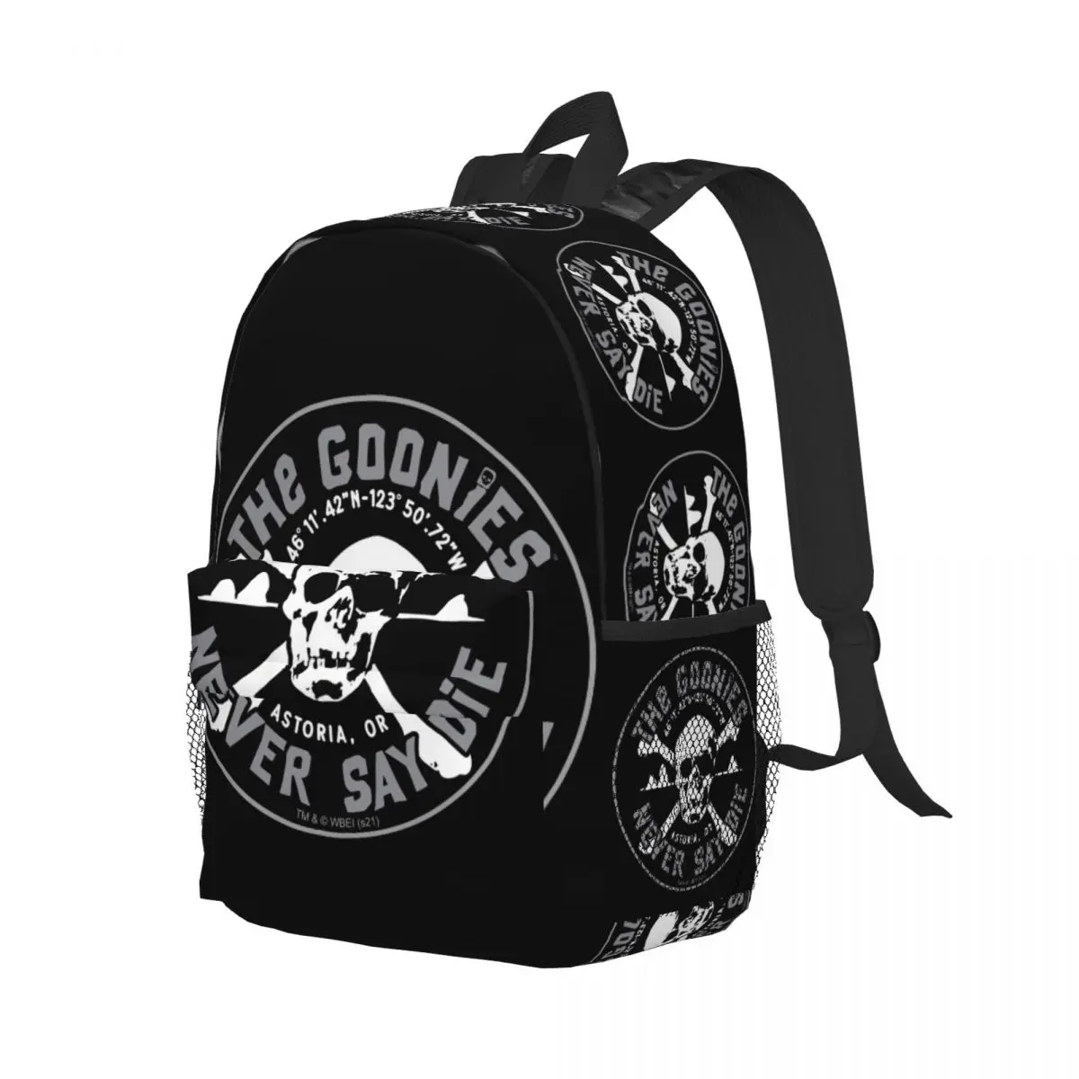 Sagen Sie nie sterben Logo Rucksack Middle High College School Student Bücher tasche