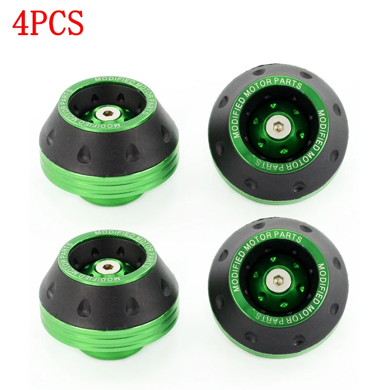 4PCS Universal Motorrad Rad Schutz Crash Tassen Bunte Motorrad Crash-schutz Motocross Dämpfung Tassen Moto Zubehör