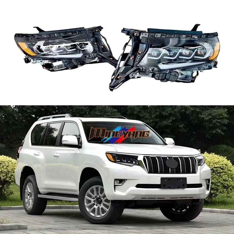 

One Stop High Quality Led 4lens Headlight Car Lamp for Land Cruiser Prado 2018 HeadLamp