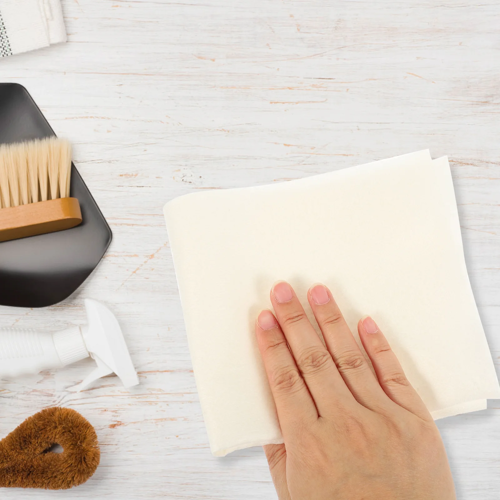 

Bamboo Fiber Dishcloth Set Water Absorbing Cleaning Rags Washable Kitchen Supplies Tableware Cloth Paper Towels Reusable