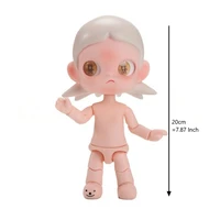 7.8 Inch Dolls Kawaii Items Joints Movable Female Figure Doll Body Head For Doll Fast Shipping Birthday Present DIY Play Toy 4