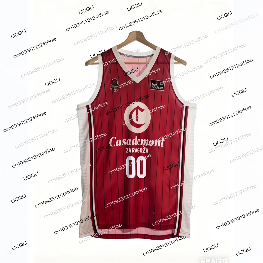 2025 لعبة كرة السلة سرقسطة جديدة جيرسي رودريغيز رقم. 15 كرة السلة جيرسي مروحة خاصة جيرسي كيت سترة رياضية اسبانيا كرة السلة