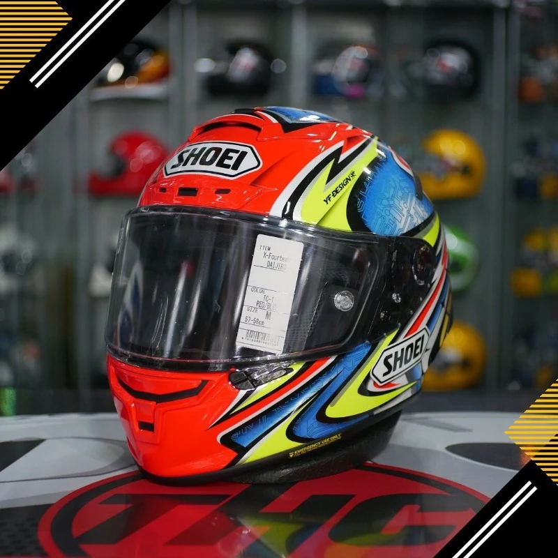 Motorcycle Full Face Helmet SHOEI X14 X-Spirit III Red Kato DAIJIRO TC-1 X-Fourteen Sports Bike Racing Helmet Motorcycle Helmet