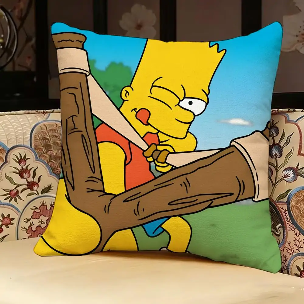 The S-Simpsons Anime-Kissenbezug, doppelseitig bedruckt, Sofakissen, Kopfteilkissen für Schlafzimmer – Detail 14