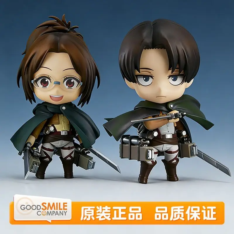 

Brand New GSC Nendoroid Attack on Titan Levi Hange Zoe Final Season Q Version Articulated Figure