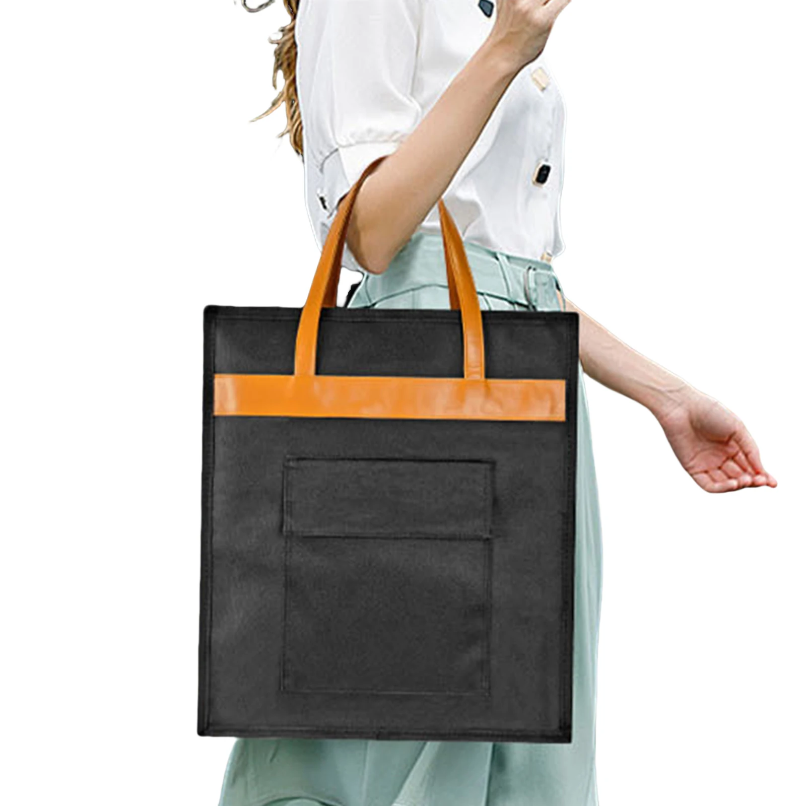 

Shoe Bag for Travel with Handle Waterproof Portable Shoe Organizer with Pockets Fit 6 PCS Shoes for Women Men Daily Use