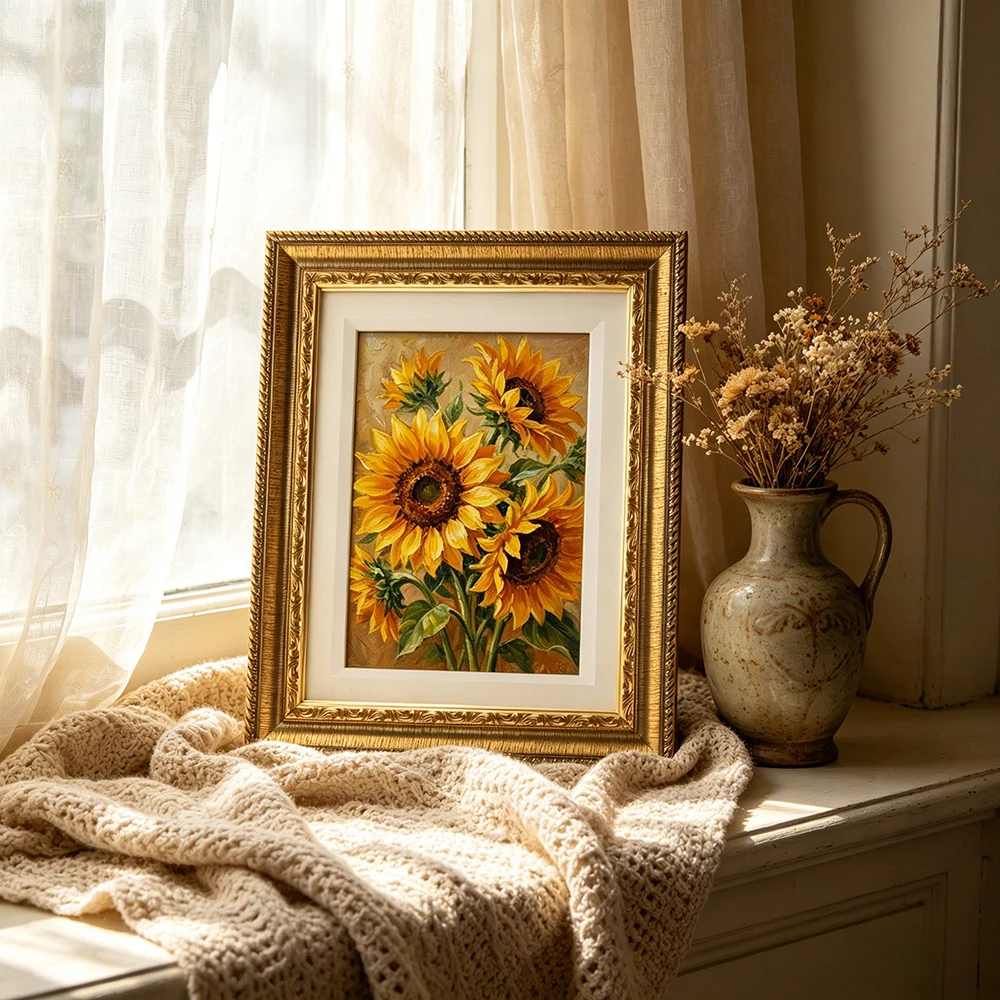 2 Pack Ornate Gold Picture Frames With Mat Vintage Photo Frame Set For Wall Gallery & Tabletop Display 8×10in-A4cm Home Decor