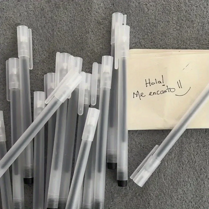 

50pcs Gel Ink Ballpoint Pen School Office Business Pens Black / Blue / Red Signature Calligraphy Examination Special Stationery