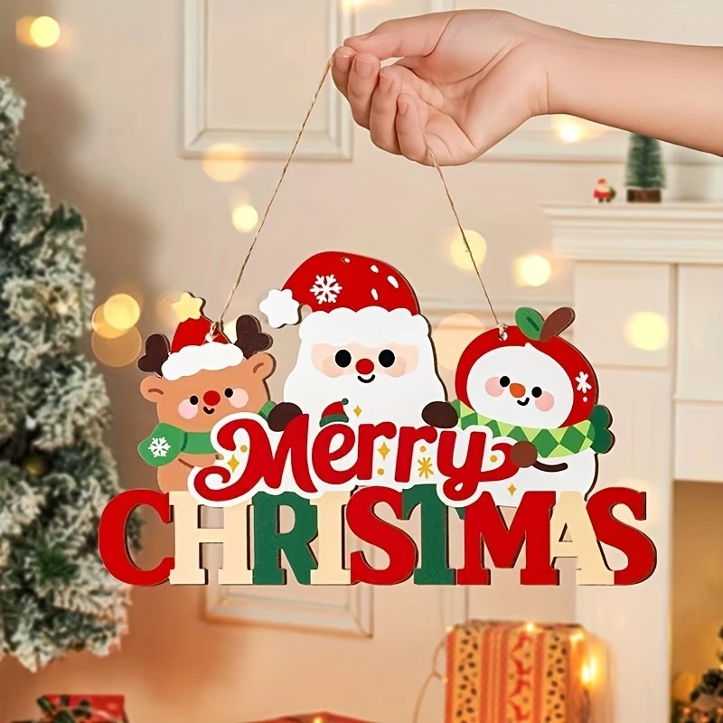 Wooden 2D 12in Santa Claus 